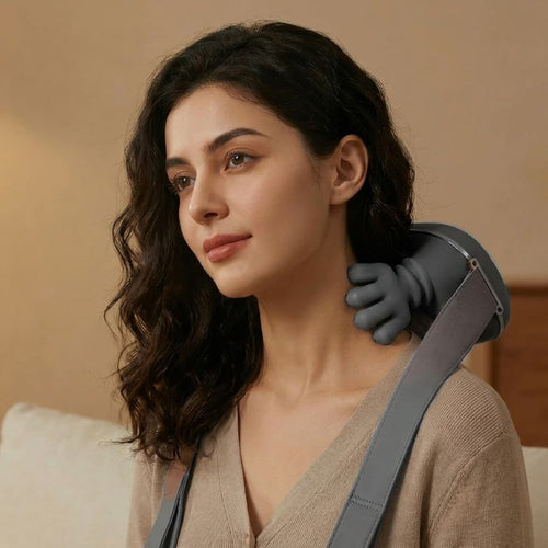 GW Cervical Neck & Shoulder Massager - Heat + Kneading Relief for Office Workers - ★ FolliGlow Shop ★