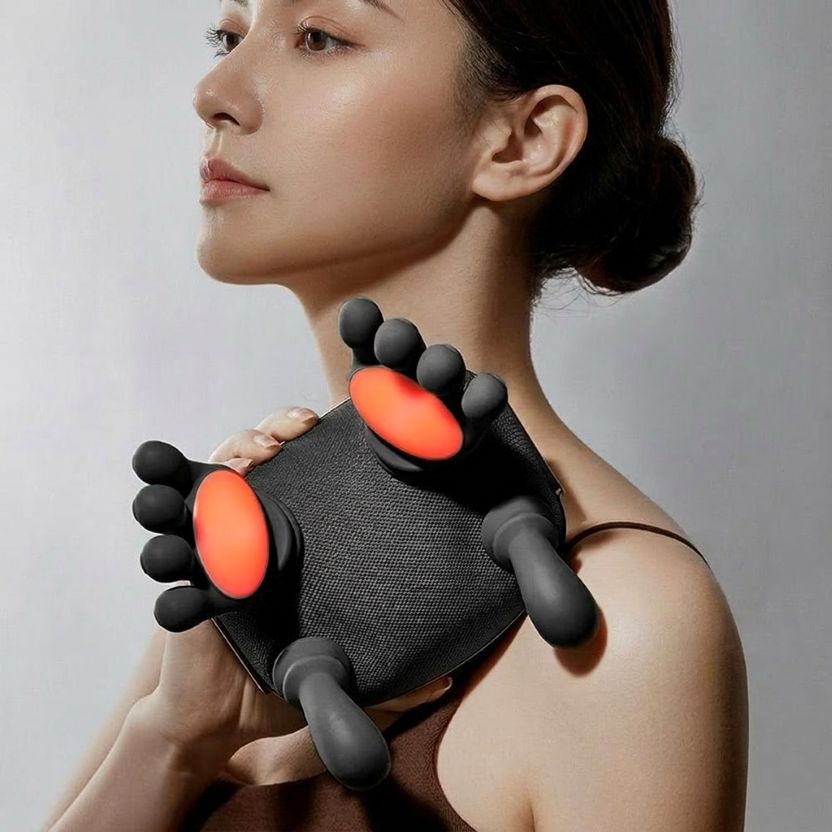 GW Cervical Neck & Shoulder Massager - Heat + Kneading Relief for Office Workers - ★ FolliGlow Shop ★