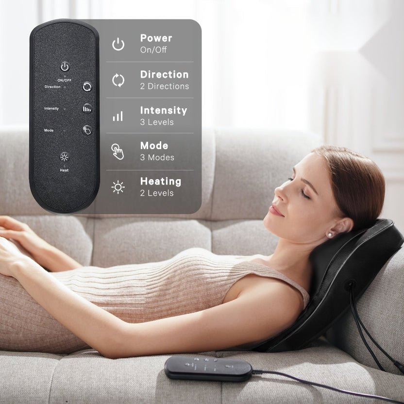 OMASSA 3D Kneading Neck & Shoulder Massager - Deep Tissue Relief with Heat - ★ FolliGlow Shop ★